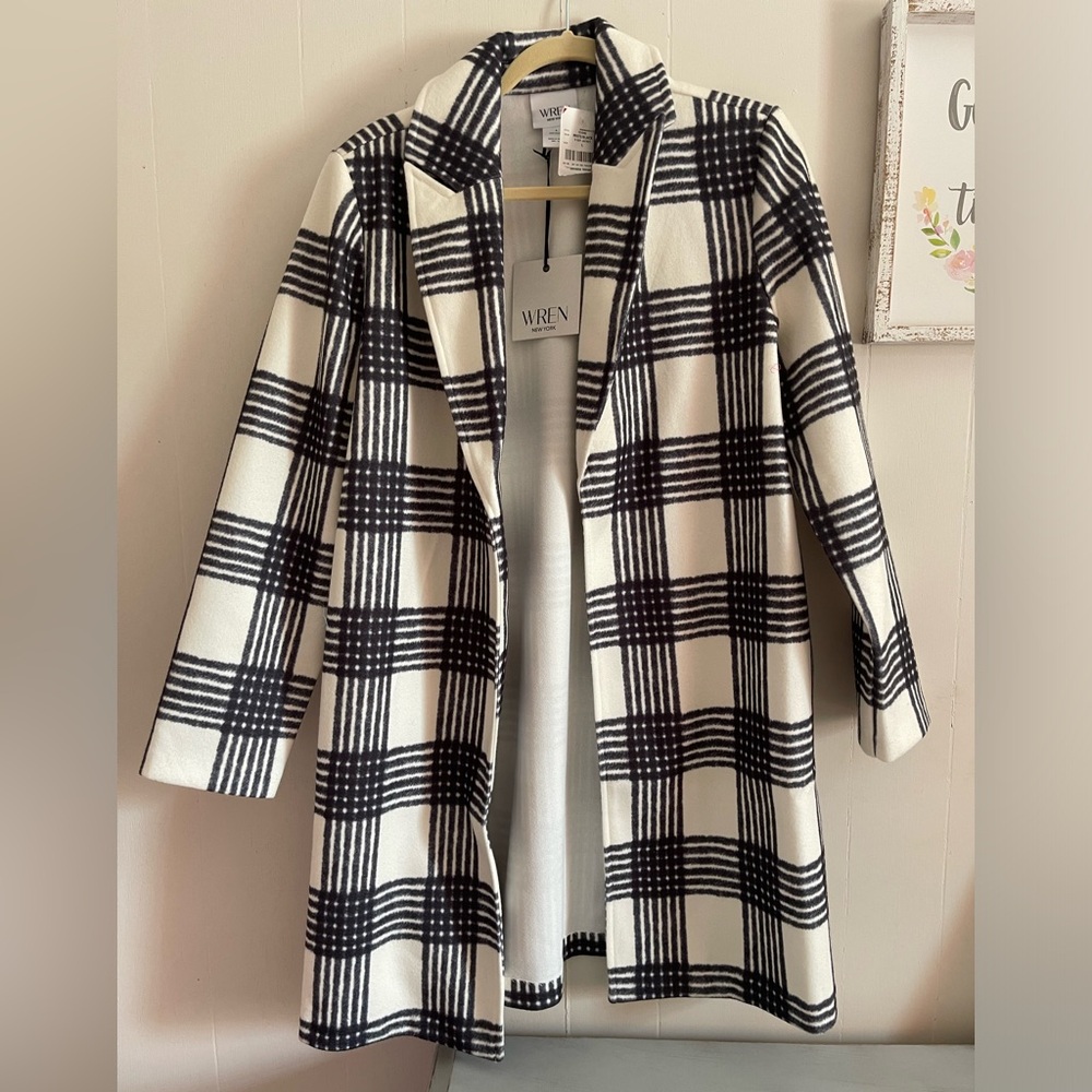Wren New York plaid coat